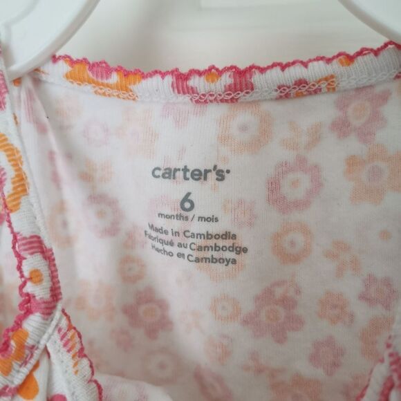 5/$10 Carter's tanktop Onesie size 6 m - Picture 3 of 4
